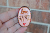 Hand Painted Fridge Magnet, Painted Rock Magnet