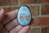 Hand Painted Fridge Magnet, Painted Rock Magnet