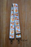 Hand Made Adjustable Purse Strap, Dandelion Sprout, Camel Back, 26.5 to 45.5 inches