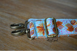 Hand Made Adjustable Purse Strap, Dandelion Sprout, Camel Back, 26.5 to 45.5 inches