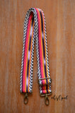 Hand Made Purse Strap, "Fauxvana©" Chevron Back, Adjustable Strap, approx. 27 to 46.5 inches