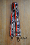 Hand Made Purse Strap, authentic "Javana" Chevron Back, Adjustable Strap, approx. 29 to 49 inches