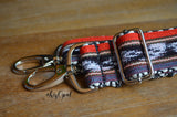 Hand Made Purse Strap, authentic "Javana" Chevron Back, Adjustable Strap, approx. 29 to 49 inches