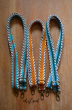 Hand Made Purse Strap, 1 inch wide, "Baja" and "Sedona" Chevron Back Adjustable Skinny Straps
