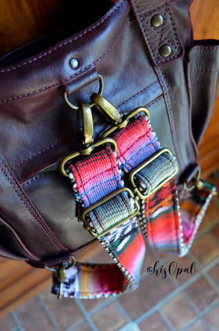 Hand Made Backpack Straps, authentic "OG Javana" Chevron Back, Adjustable Purse Strap