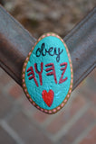 Hand Painted Stone, Painted Rock YAHUAH