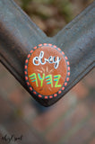 Hand Painted Fridge Magnet, Painted Rock Magnet