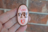 Hand Painted Fridge Magnet, Painted Rock Magnet