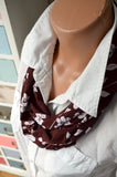 Infinity Scarf Floral Print Cravat Lightweight Scarf Head Wrap Unisex Ascot Summer Scarf hisOpal Scarves