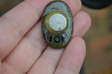 Hand Painted Fridge Magnet, Painted Rock Magnet