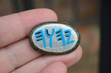 Hand Painted Fridge Magnet, Painted Rock Magnet
