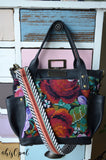 Hand Made Purse Strap, "Esperanza" Chevron Back, Over the Shoulder Strap 27.5 inches