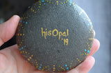Mandala Stone, Hand Painted Rock, Lotus Flower Design, Mandala Rock, Boho Decor