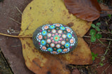 Painted Rock, Prayer Rock, Wedding Cake Mandala, Jewel Drop Mandala, Hand Painted Rock, Decor
