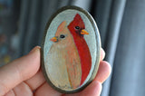 Painted Cardinal Couple, Female Cardinal, Male Cardinal, Hand Painted Rock, Unique Gift