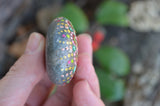 Christmas Mandala Stone, Painted Rock, Prayer Rock, Hand Painted Rock, Christmas Gift