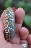 Mandala Stone Trio, Painted Rocks, Hand Painted Rocks, Meditation Stones, Set of Three
