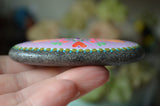 Valentine Painted Rock, Hand Painted Stone, Heart Art, hisOpal Rocks, gift for her