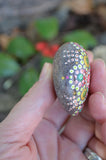 Mandala Stone Trio, Painted Rocks, Hand Painted Rocks, Meditation Stones, Set of Three