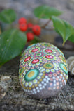 Mandala Stone Trio, Painted Rocks, Hand Painted Rocks, Meditation Stones, Set of Three