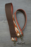 Hand Made Purse Strap, "Esperanza" Brown Back, Adjustable Strap, 23 to 40 inches