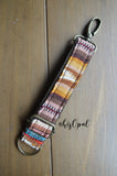 Hand Made Adjustable Purse Strap Extender, Esperanza, Brown Back, 7.5 to 11 inches