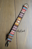 Hand Made Adjustable Purse Strap Extender, Esperanza, Brown Back, 7.5 to 11 inches