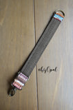 Hand Made Adjustable Purse Strap Extender, Esperanza, Brown Back, 7.5 to 11 inches