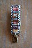 Hand Made Purse Strap, "Esperanza" Chevron Back, Over the Shoulder Strap, Shorty Adjustable Strap
