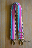 Hand Made Purse Strap, "Fauxvana©" Chevron Back, Adjustable Strap, approx. 27.5 to 47 inches