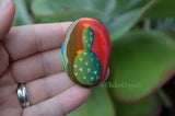 Cactus Fridge Magnet, Painted Rock Magnet, Mini Cactus Magnet