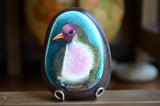 Jambu Fruit Dove, Hand Painted Rock, Unique Gift, Bird Watcher Gift, Painted Stone Art