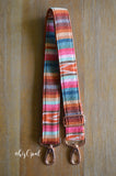 Hand Made Purse Strap, "Valencia" Rust Back, Adjustable Strap, approx. 26 to 46 inches