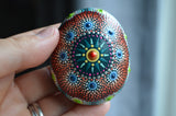Hand Painted Rock, Mandala Stone, Colorful Mandala, Wedding Gift, Bridesmaid Gift