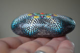 Hand Painted Stone, Mandala Stone, Southwestern Decor, Painted Rock, Boho Decor