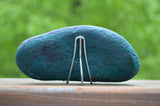 Painted Rock Desert, Cactus Rock, Hand Painted Rock, Southwestern, Galaxy Night Sky