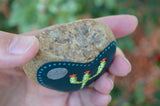 Painted Rock Heart, Cactus Decor, Cactus Lovers, Cactus Gift, Hand Painted Rock, Southwestern Decor