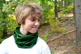 Infinity Scarf Hunter Green Lightweight Layering Fashion Accessories Women's Ascot Unisex - hisOpal Swimwear - 2