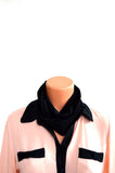 Classic Black Infinity Scarf Lightweight Scarf Womens Ascot Neck Warmer - hisOpal Swimwear - 2