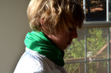 Kelly Green Infinity Scarf Lightweight Layering Fashion Accent Women's Ascot Autumn Scarf Holiday Scarf Winter Layering - hisOpal Swimwear - 6