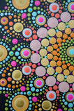 Unique Painted Canvas, Nursery Decor Baby Shower Gift, Mandala Painting, 7x5 Canvas
