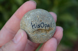 Painted Rock, Prayer Rock, Small Round Mandala, Jewel Drop Mandala, Hand Painted Rock, Gift Art