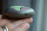 Small Painted Stone, Luna Moth, Housewarming Gift, Painted Rock Gift, Hand Painted Rock
