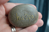 Lotus Painted Rock, Lotus Flower Rock, Hand Painted Rock, Decor Art, Meditation Stone