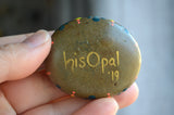 Small Mandala Stone, Hand Painted Rock, Mini Mandala, hisOpal Rocks, Gift for Her