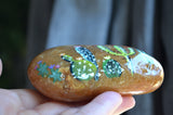 Painted Cactus Rock, Cactus Desert Scene Cactus Art Hand Painted Rock Art Southwestern Decor