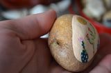 Painted Cactus Rock, Desktop Decor, Cactus Art, Hand Painted Rock, Southwestern