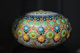 Large Mandala Stone, Nursery Decor Blue, Baby Shower Gift, Housewarming Gift, Painted Rock