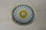 Large Mandala Stone, Nursery Decor Blue, Baby Shower Gift, Housewarming Gift, Painted Rock