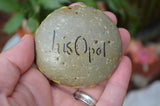 Moroccan Decor, Mandala Stone, Pastel Boho Decor, Housewarming Gift, Painted Rock Gift